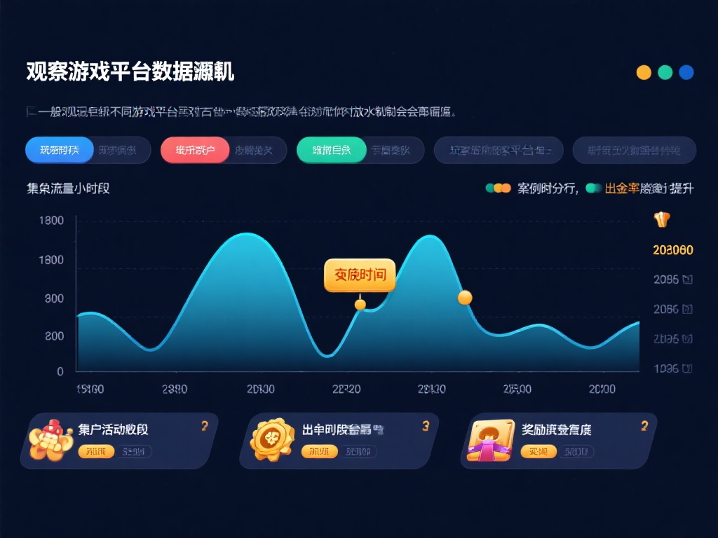 观察游戏平台的数据波动
一般来说，不同游戏平台对