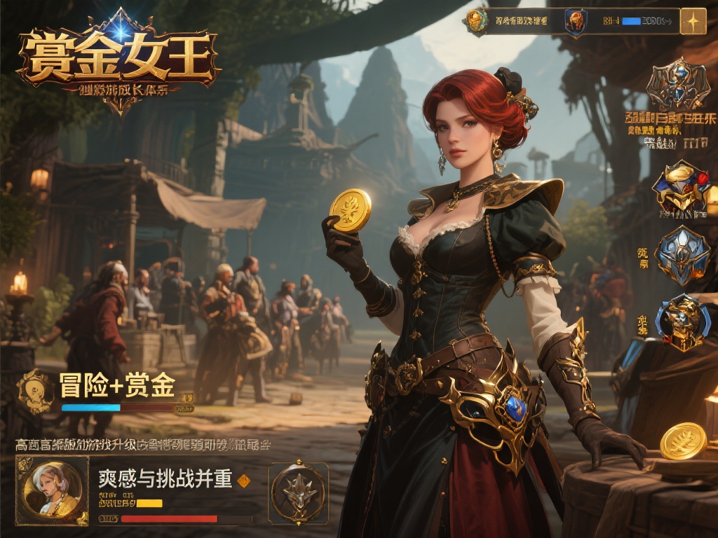 《赏金女王》以极具沉浸感的世界观、独特的成长体系以