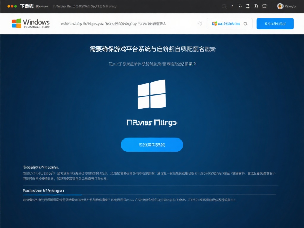 在下载前，玩家需确保游戏平台系统与自己的设备兼容。