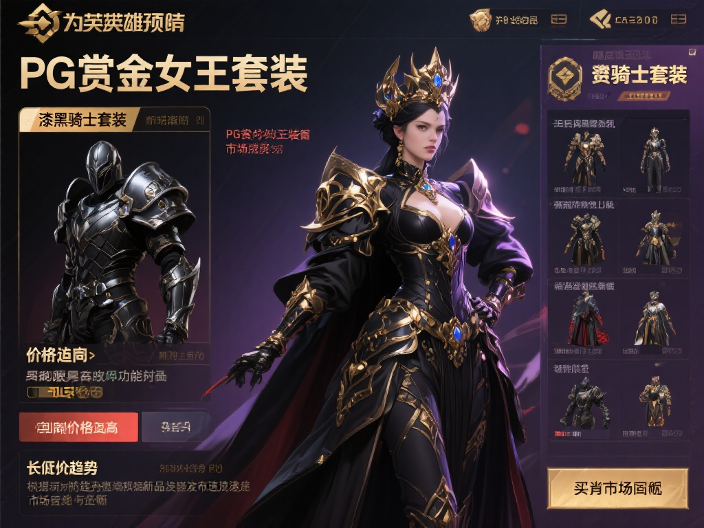 PG赏金女王套装价格未来走势分析 为预判“PG赏金女王套装”的价格走向,我们可以参考